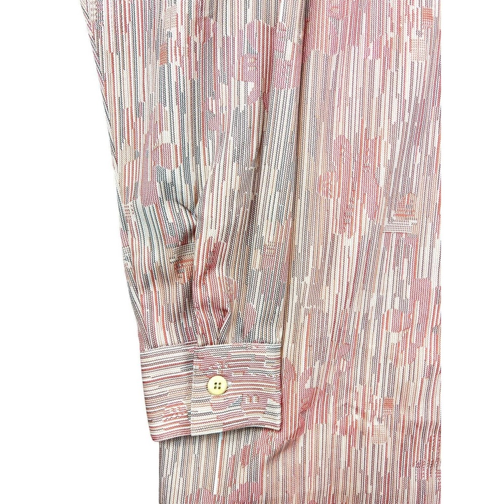 Maltos Camp Collar Funky Polyester Button Down Pi… - image 5